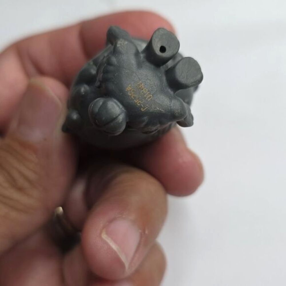 LPS Chalet Angora Gray Mini Rabbit Toy Figure - Picture 3 of 6